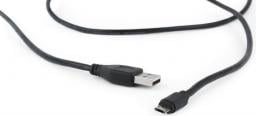 Kabel USB Gembird USB-A - microUSB 1.8 m Czarny (CC-USB2-AMmDM-6)