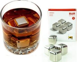 Cosy & Trendy Metalowe kostki do whisky - 4 sztuki