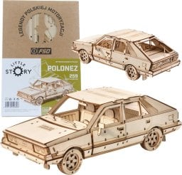 Little-Story Little Story Drewniane Puzzle Model 3D - FSO Polonez 1500