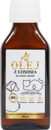  TRITON Lab-V Olej z Łososia 100% Dla Psa i Kota w Każdym Wieku 100ml Tłoczony Na Zimno