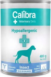  Calibra Calibra Veterinary Diets Dog Hypoallergenic Insect & Salmon 400g