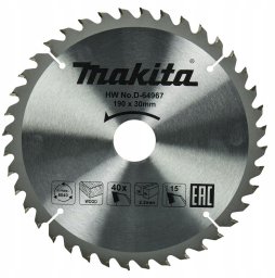 Makita Cutting disc for wood MAKITA 190x30mm 40T