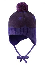 Lassie by Reima LASSIE Beanie Tane Dark plum 718786-4951-38/40