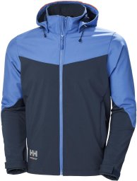 Kurtka męska Helly Hansen Jacket HELLY HANSEN Oxford Softshell, light blue 3XL
