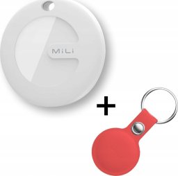 Moduł GPS MiLi MiLi MiTag - Smart Locator with Leather Key Ring, Red