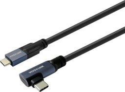 Kabel USB VivoLink USB-C - USB-C 7 m Czarny (PROUSBCMM7A)