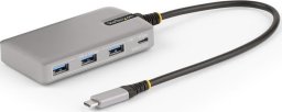 HUB USB TRITON StarTech HB31C3A1CDPPD3 huby i koncentratory USB 3.2 Gen 2 (3.1 Gen 2) Type-C 10000 Mbit/s Srebrny