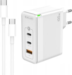 Ładowarka Jellico SZYBKA ŁADOWARKA SIECIOWA 100W 2XUSB-C   1XUSB QC3.0   USB-C -USB-C