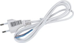 Kabel zasilający Aigostar  Kabel zasilający 2x0.75m 1,5 m biały Kabel zasilający 2x0.75m 1,5 m biały