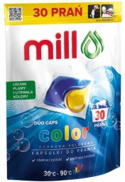 Mill Kapsułki do prania kolorowych tkanin 30 szt Mill duo caps