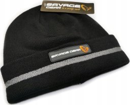 Savage Gear Czapka Sg Reflex Beanie One Size Black/Reflex                              |SVS73740