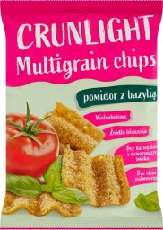  TBM Crunlight Chipsy wielozbożowe pomidor z bazylią 70 g