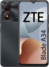 Telefon komórkowy ZTE ZTE Blade A34 - 4G Smartphone - Dual-SIM - RAM 2 GB / Interner Speicher 64 GB - microSD slot - LCD-Anzeige - 6.6" - 1612 x 720 Pixel - rear camera 8 MP - front camera 5 MP - Grau