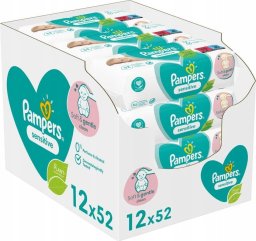 Pampers Chusteczki nawilżane Sensitive 15x52szt.