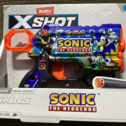 XShot XSHOT žaislinis šautuvas Sonic The Hedgehog 8vnt., asort., 36679