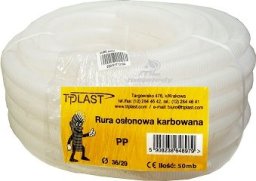 TT Plast Rura karbowana przezroczysta 36mm RKLF 36/29 50m