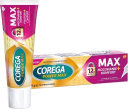 Corega  COREGA Power Max Mocowanie + Komfort 40g