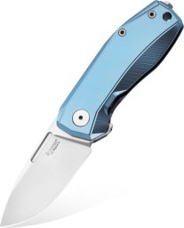 LionSteel Knives Nóż składany LionSTEEL NANO Blue Titanium