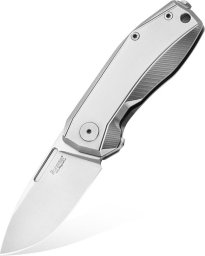 LionSteel Knives Nóż składany LionSTEEL NANO Grey Titanium