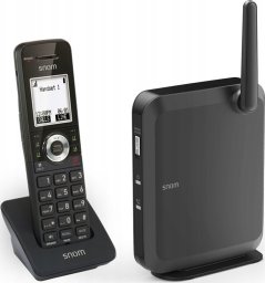 Telefon stacjonarny Snom Snom 110 SC DECT Bundle Telefon w systemie DECT Nazwa i identyfikacja dzwoniącego Czarny