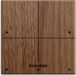 Grenton Panel dotykowy SMART PANEL 4B ciemne drewno Grenton