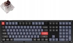 Klawiatura Keychron Keychron V6 100% Fully Assembled Knob K Pro Brown Switch Frosted Black QMK/VIA