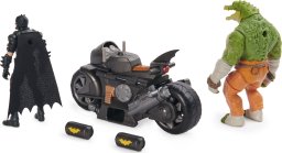 Batman Batman Batcycle with 10 cm Killer Croc & Batman