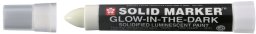 Sakura Sakura Solid Marker Glow-in-the-Dark, 1 pc(s), White, Bullet tip, Black, Round, 1.3 cm