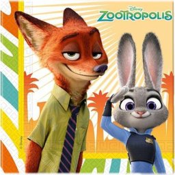 Boland Traciks Zootropolis servietter