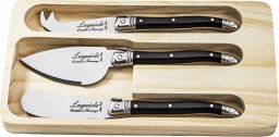  Laguiole Tradition Cheese knives Laguiole Black SET 3 SdV