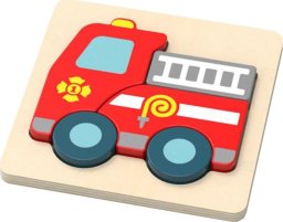 Magni Brandbil puslespil  / Fire truck puzzle
