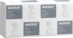 Katrin Håndklædeark Katrin Plus Non-stop Z-fold 2-lag L25.5xB20.3xD8.5cm Nyfiber Hvid,21 pk x 135 stk/krt