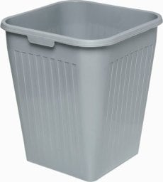 Bantex Bantex 100400354, 25 L, Square, Polypropylene (PP), Grey, 320 mm, 380 mm