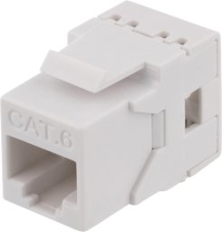 Deltaco Deltaco MD-118, Flat, White, RJ-45, RJ-45, Female, Female