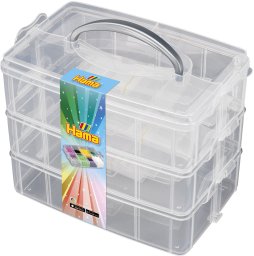 Hama Beads Hama Beads 6750, Storage box, Translucent, Rectangular, Monochromatic, Plastic, Plastic