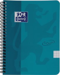 Oxford Notesnik A5+ Touch´ turkusowy kwadratowy 5x5mm 90g z 140 stron