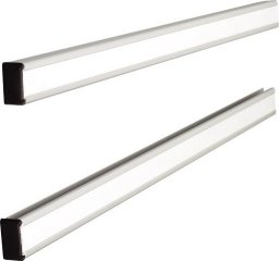 Nobo Nobo T-CARD SUPPORT RAILS 12 LINK, Grey, Silver, Aluminium, China, 388 mm, 13 mm, 241 g