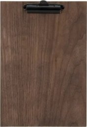 Securit Securit® A4 WALNUT CLIP menuholder