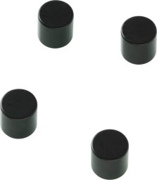 NAGA Magnet cylinder sort 4stk på kort