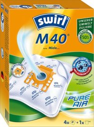Worek do odkurzacza Swirl Swirl M 40 Staubsaugerbeutel für Miele und Hoover – passend für Miele Classic C1, Complete C2+3, S 8340 + GN und Hoover H72+73 & AT70 AT Athos