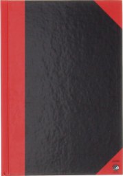 Bantex Bantex 100302755, Monochromatic, Black, Red, A5, 96 sheets, 60 g/m², Lined paper