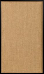 NAGA Opslagstavle hessian med ramme i sort MDF 100 x 60 cm Hessian Sort MDF 100x2x60mm (1stk)