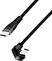 Kabel USB LogiLink USB-C - USB-C 1 m Czarny (CU0190)