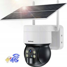 Kamera IP Choetech Kamera Choetech ASC006-4G solarna inteligentna PTZ 4G LTE z panelem słonecznym 5W - biała