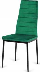 Lugano Krzesło tapicerowane zestaw 4 VALVA LINE VELVET GREEN