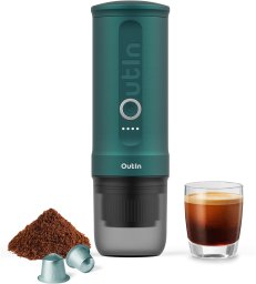 Przenośny ekspres do kawy Outin Nano (OTEM-01-Teal) 100 W niebieski