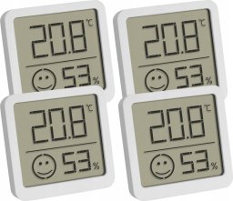 Termometr TFA TFA 30.5053.02.04 4-Pack  white Digital Thermo Hygrometer