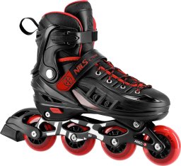 Rolki Nils Extreme NA18811A rekreacyjne regulowane czarne r. 39-43