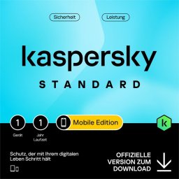  Kaspersky Lab Kaspersky Standard Mobile Edition - 1 Gerät - 1 Jahr - ESD