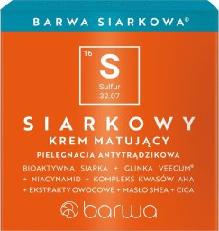  Barwa Siarkowa krem matujący do twarzy 50ml